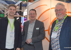 Guus van Heijningen (PEAX Data), Louis Voskamp (Interco) and Dolf van Heijningen (Royal FloraHolland).